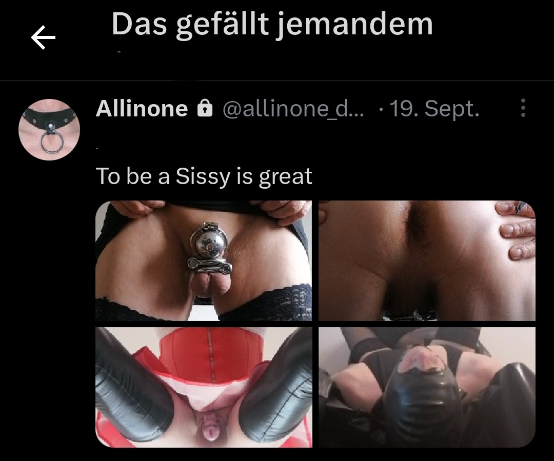 Sissy Slut Allinone from Germany, Düsseldorf