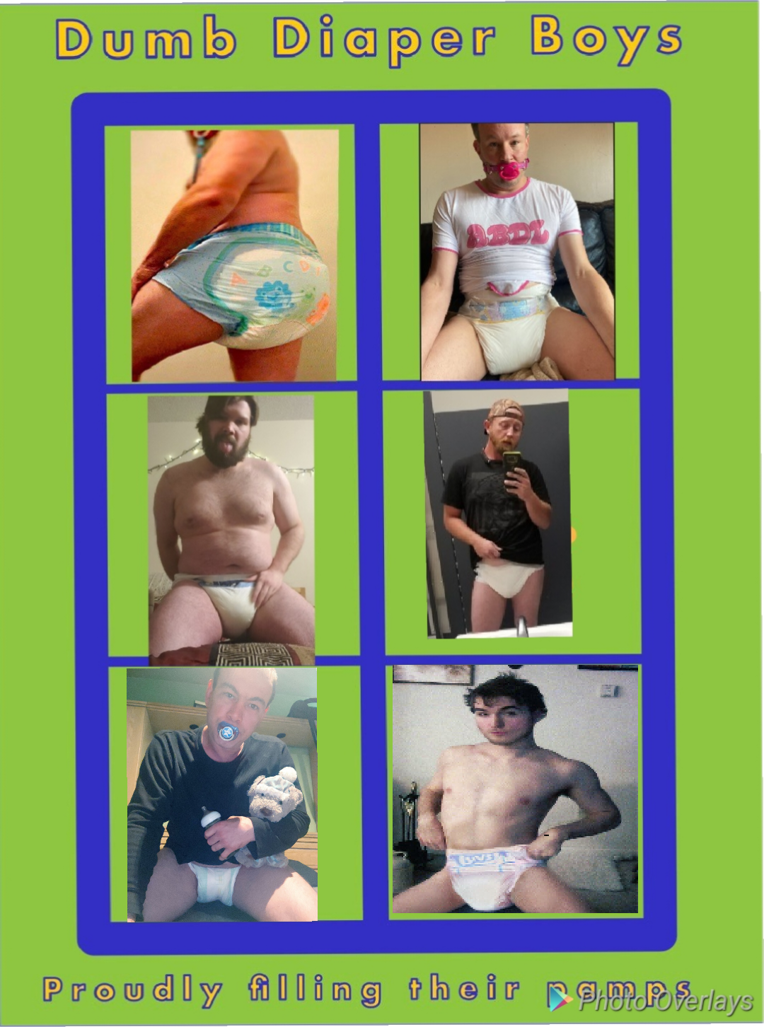 Diaper f*g collages