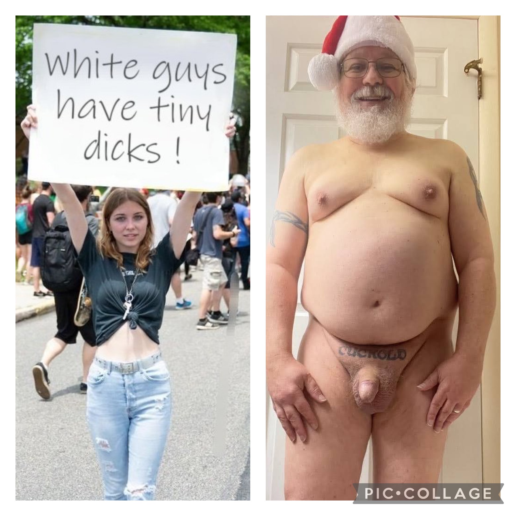 Santa Claus is a cuckold with a tiny dick
