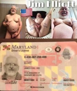 Jim Elliott from Maryland public domain free use Google exposed cumpig