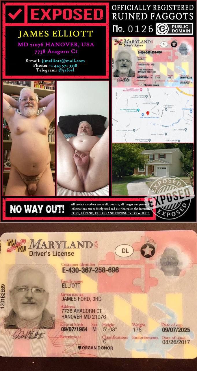 Jim Elliott from Maryland public domain free use Google exposed cumpig