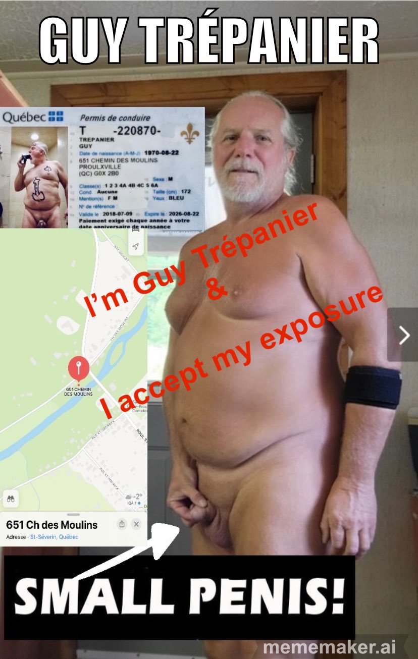 418-507-6609 f*ggot Guy Trepanier Quebec Canada