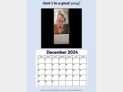 Pig f*ggot’s fourth quarter 2024 calendar