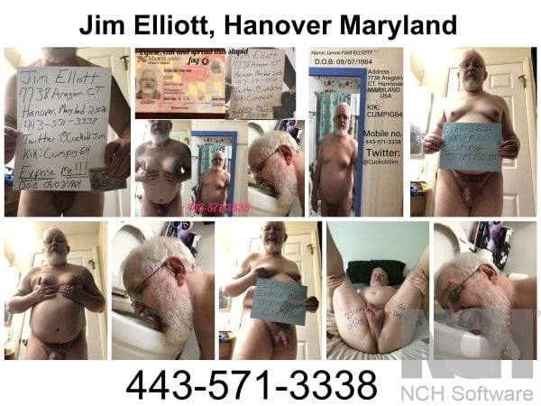 Jim Elliott from Maryland nude & exposed with links for reposting