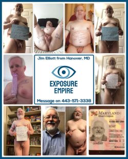 Jim Elliott from Maryland nude & exposed with links for reposting