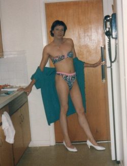 me dressing like a girl back in the 1990’s!