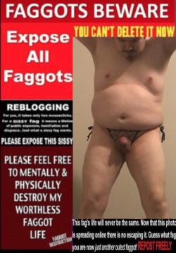 Pathetic crotchless panties faggot deserves extension (delete disabled!)