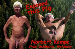 Norbert Kempe naked exposed