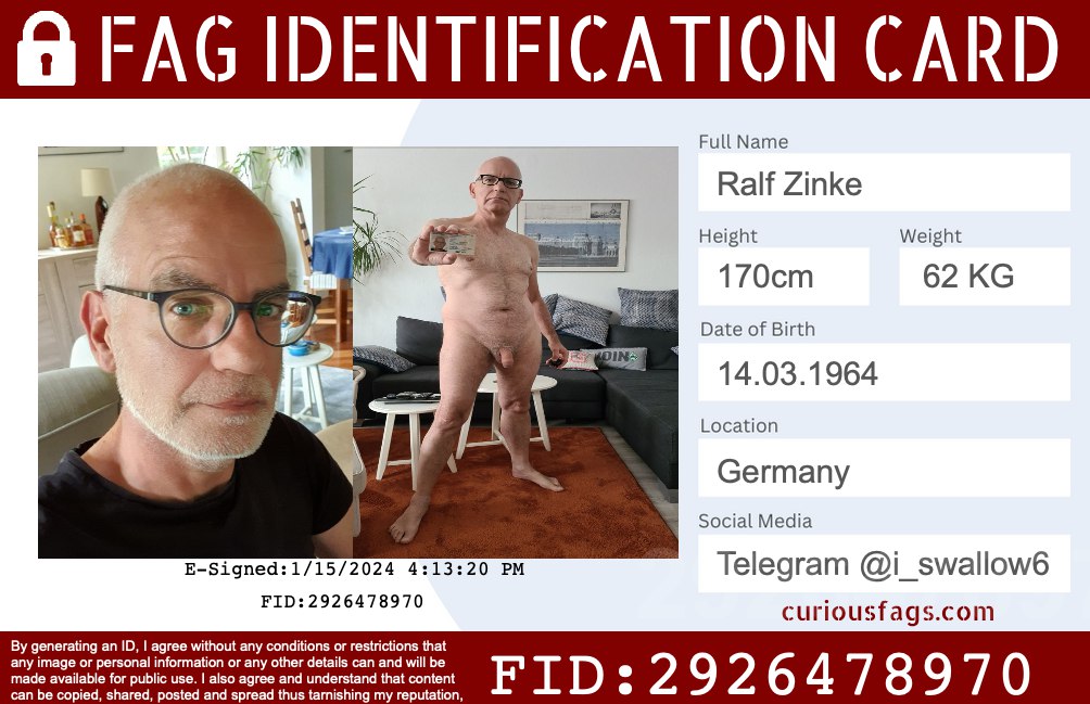 Ralf Zinke stripped