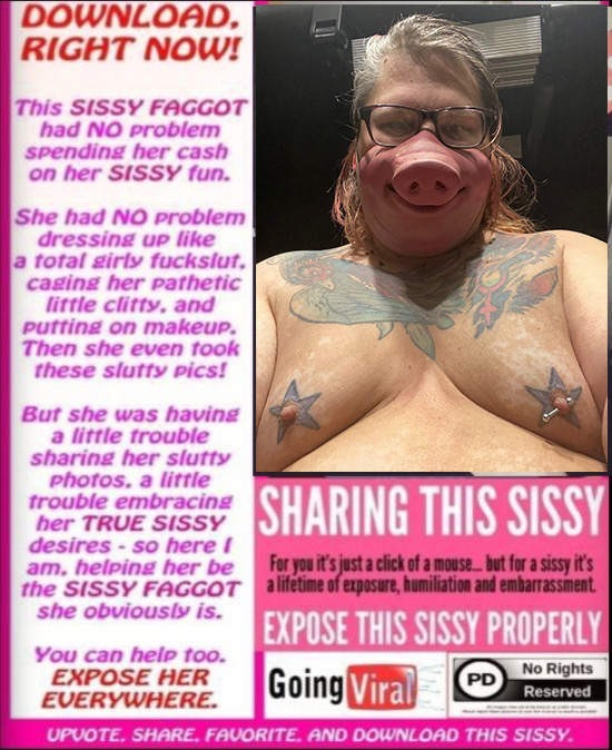 Bimbo pig sissy slut