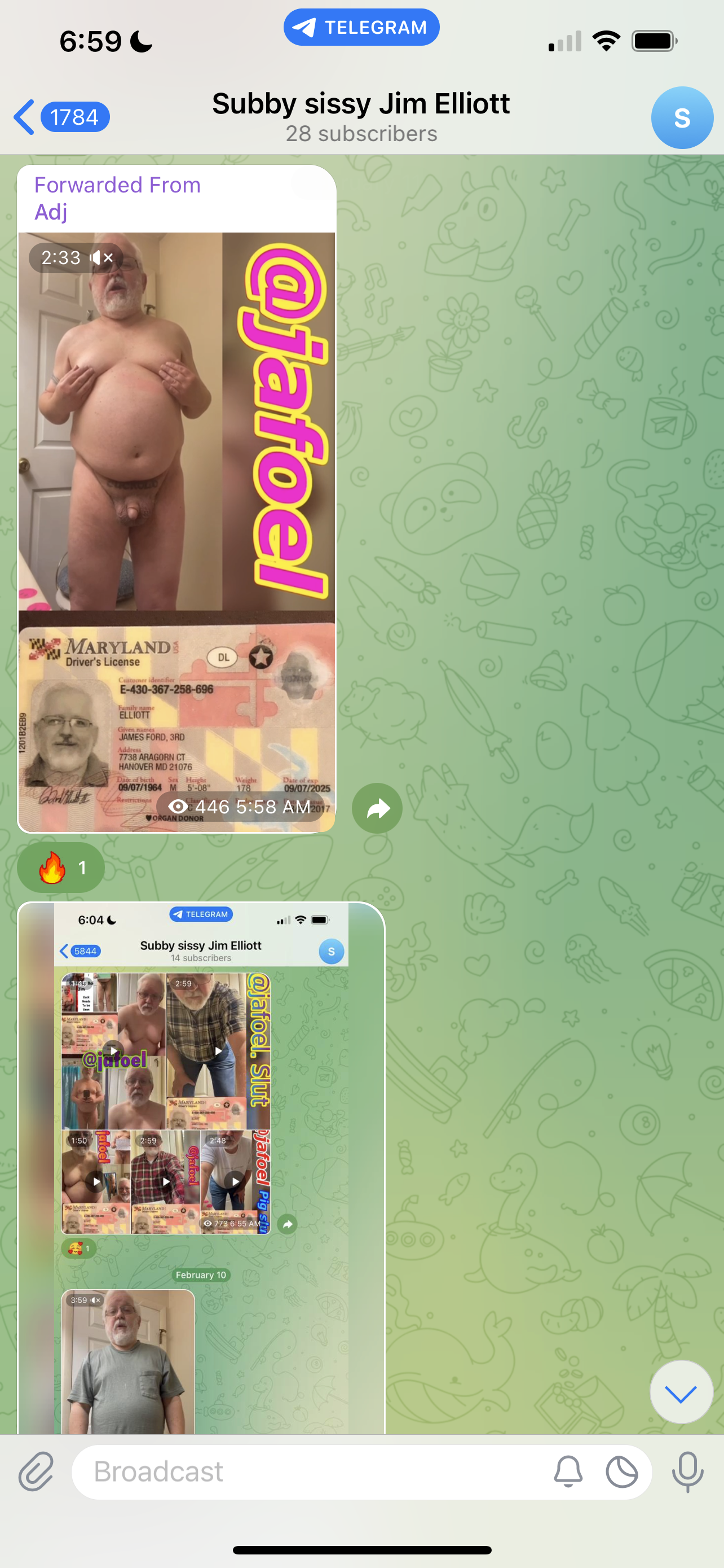 Check out my ID exposure videos on Telegram
