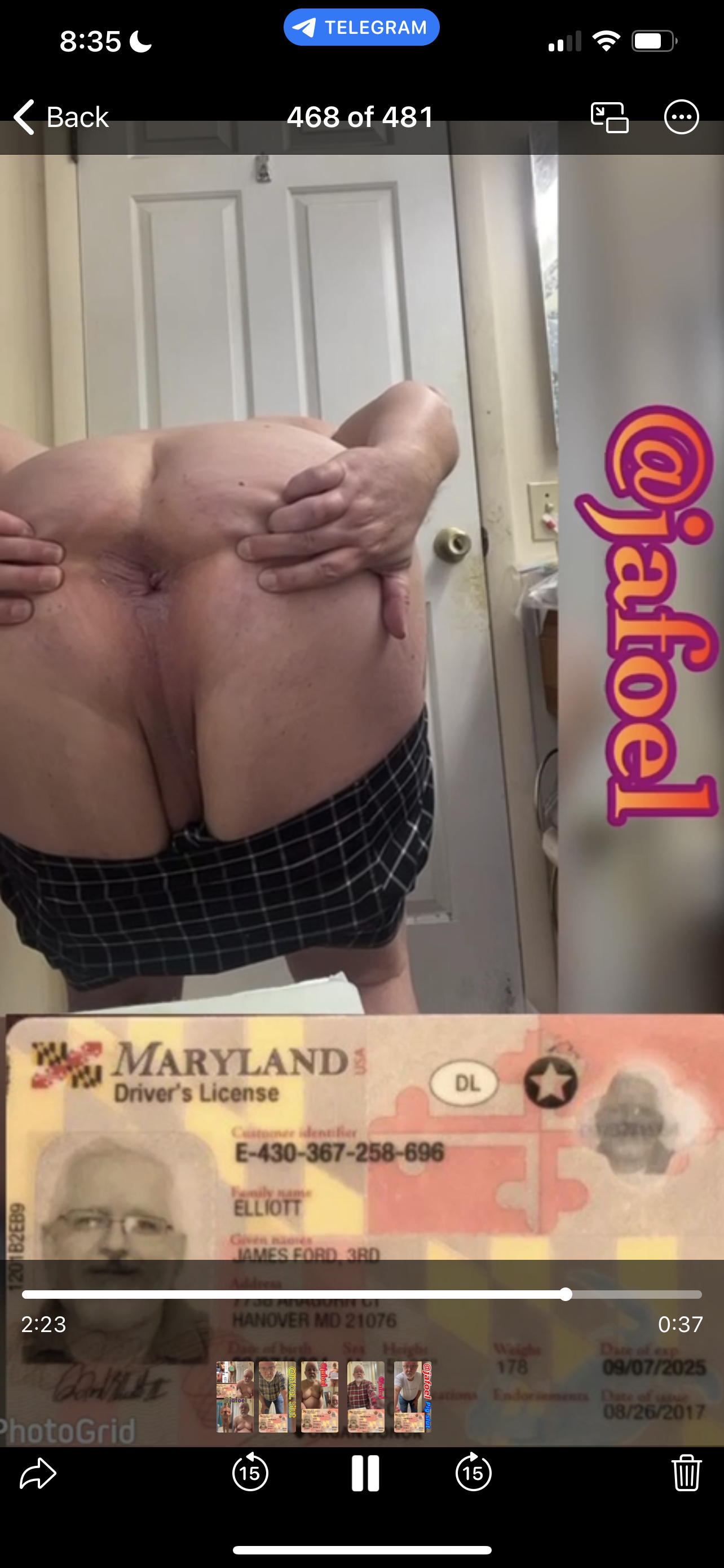 Ruined f*ggot Jim Elliott exposes his tight hole with ID