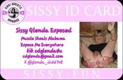 Exposed Sissy Glenda