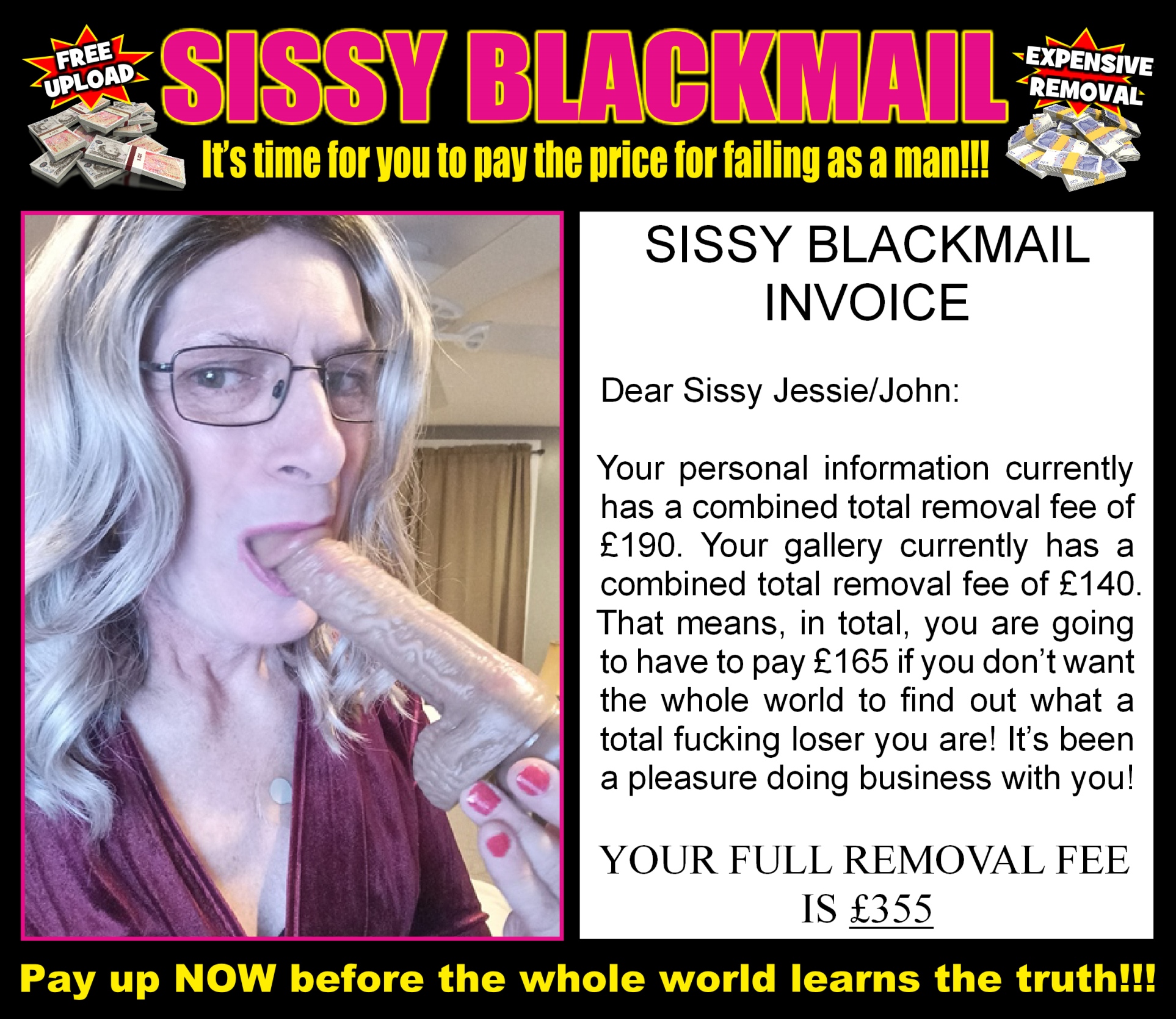 Sissy sl*t Exposed