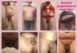 Donna’s progression from tiny dick cucky to completely emasculated sissy