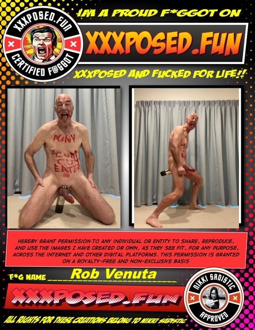 Rob Venuta is so pleased to be publicly exposed on xxxposed.fun for life