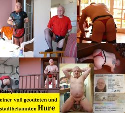 German submissive stupid old faggot DETLEV HUETTNER