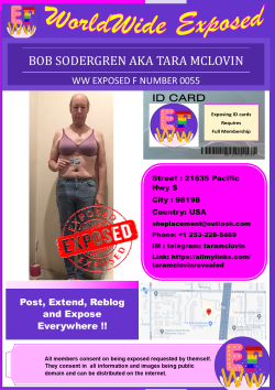 0055 – Bob Sodergren aka Tara McLovin
WorldWide Exposed