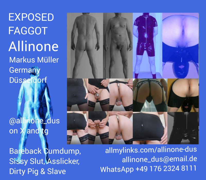 Sissy sl*t and public wh*re Allinone from Germany, Düsseldorf