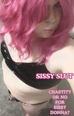 Download and share bimbo Sissy Donna permanently exposed in leather panties