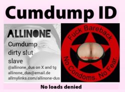 Cumdump and Slave Allinone from Germany, NRW