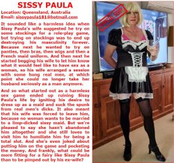 SISSY PAULA FOR EXPOSURE AND HUMILIATION