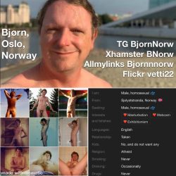 Bjørn, Norway exposed on X