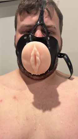 Sissy Cum Covered face after being face fucked – Blackout Post