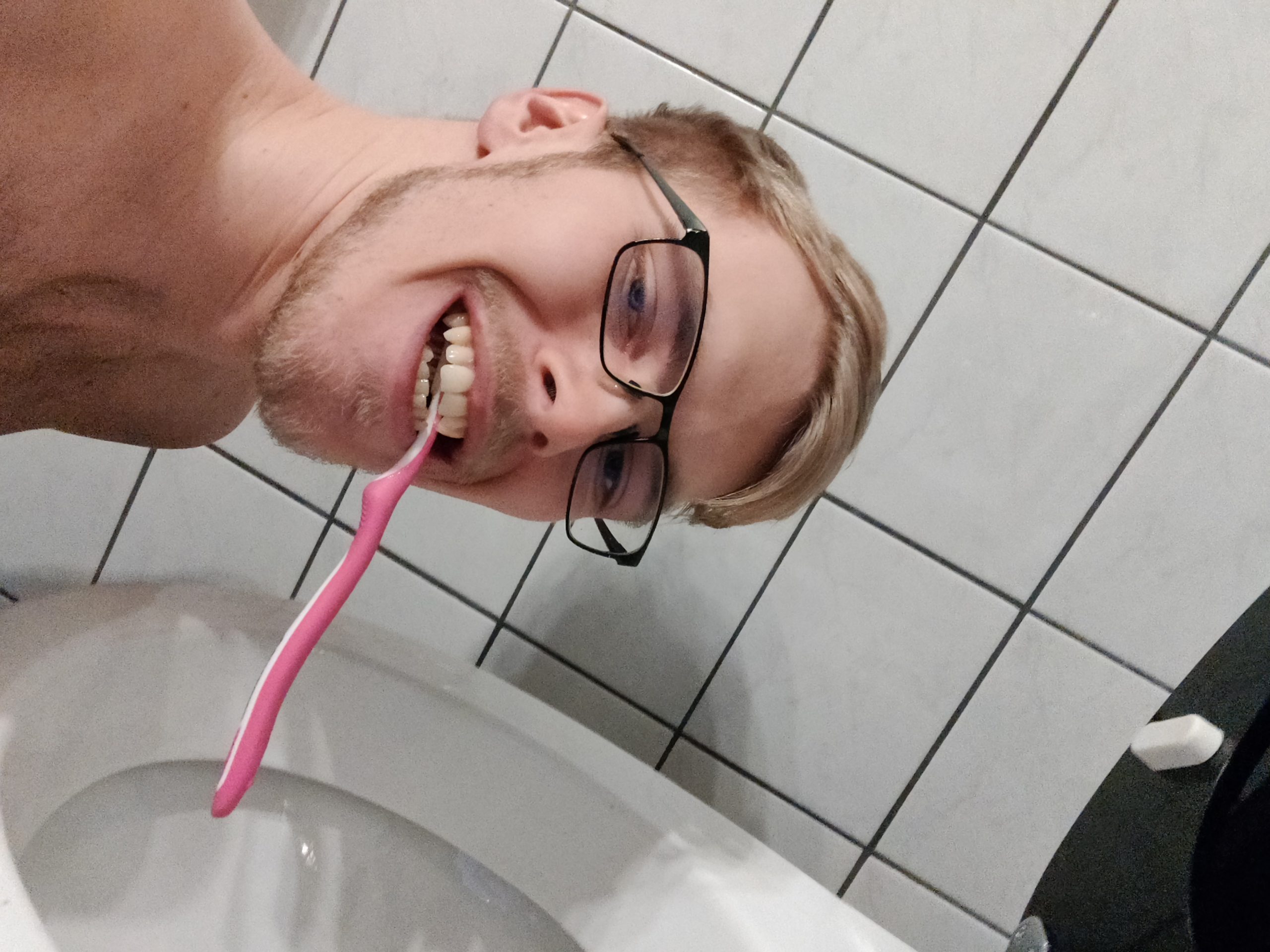 Mouthful of dirty toilet