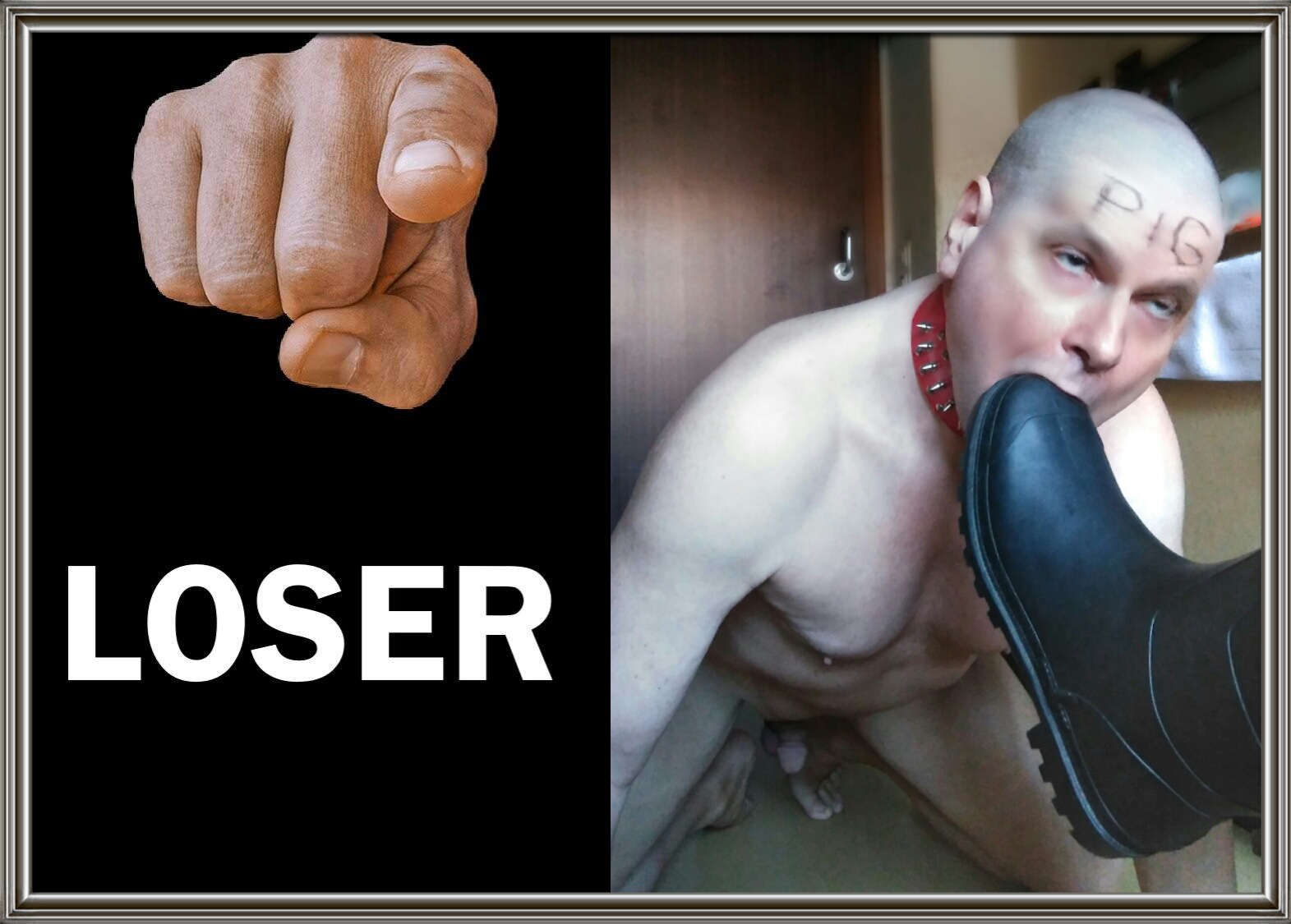 BDSM submissive male slave loser no limit