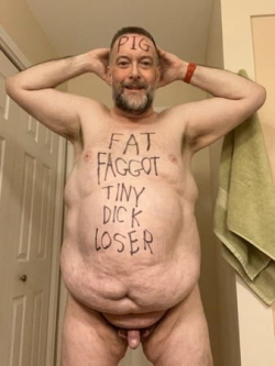 Fat f*ggot Needs Humiliation