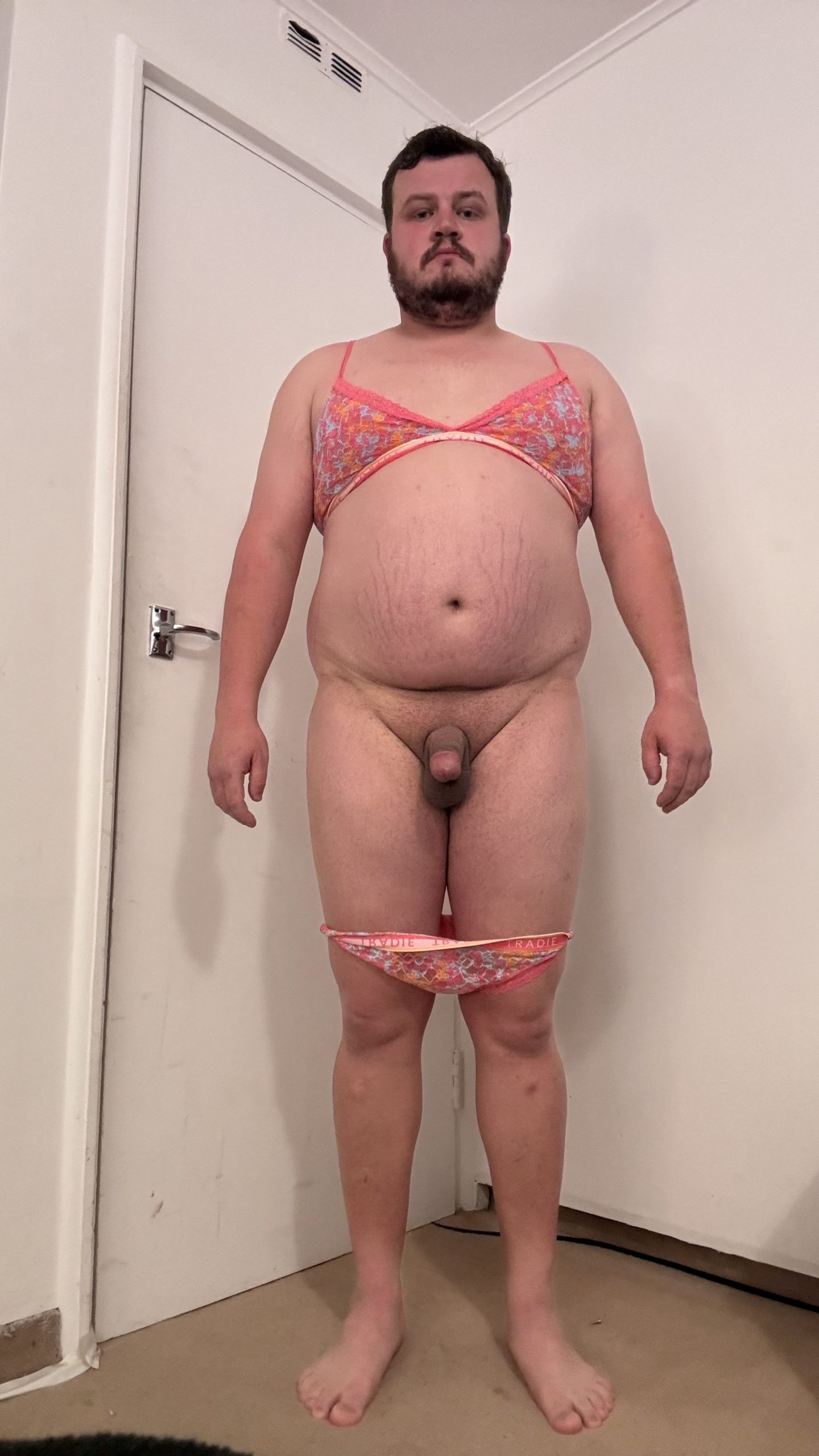 Fat sissy purchase first matching Lingerie Set | Blackout