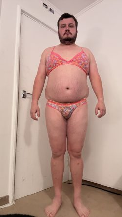 Fat sissy purchase first matching Lingerie Set | Blackout