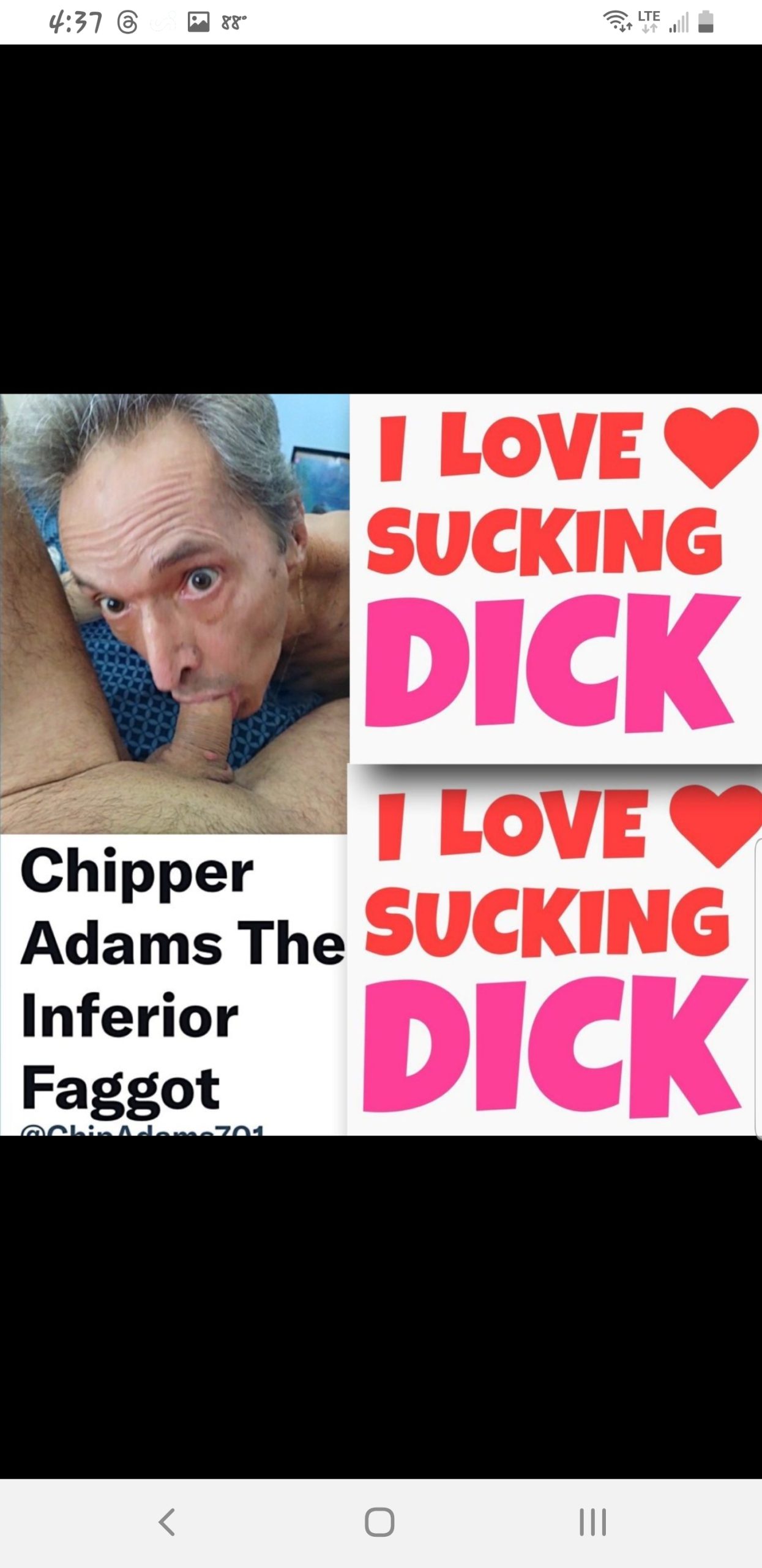 Chipper Adams loves cock