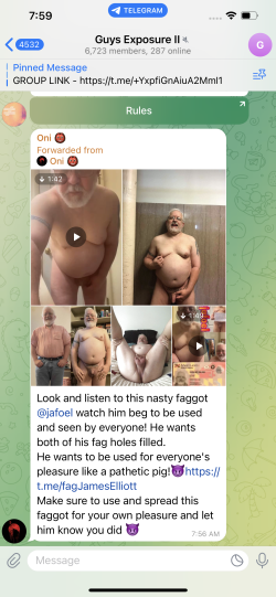 Cuckold Jim exposed on Telegram