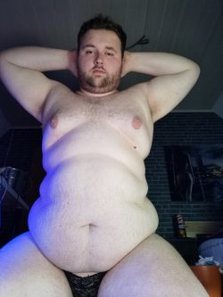 Fat pig with a tiny dick