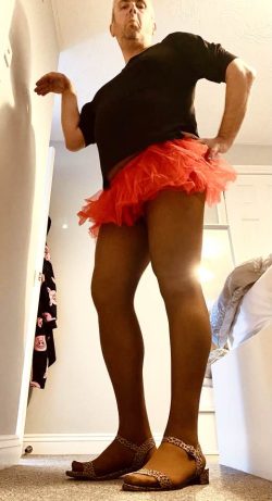 faggot in tights and a tutu