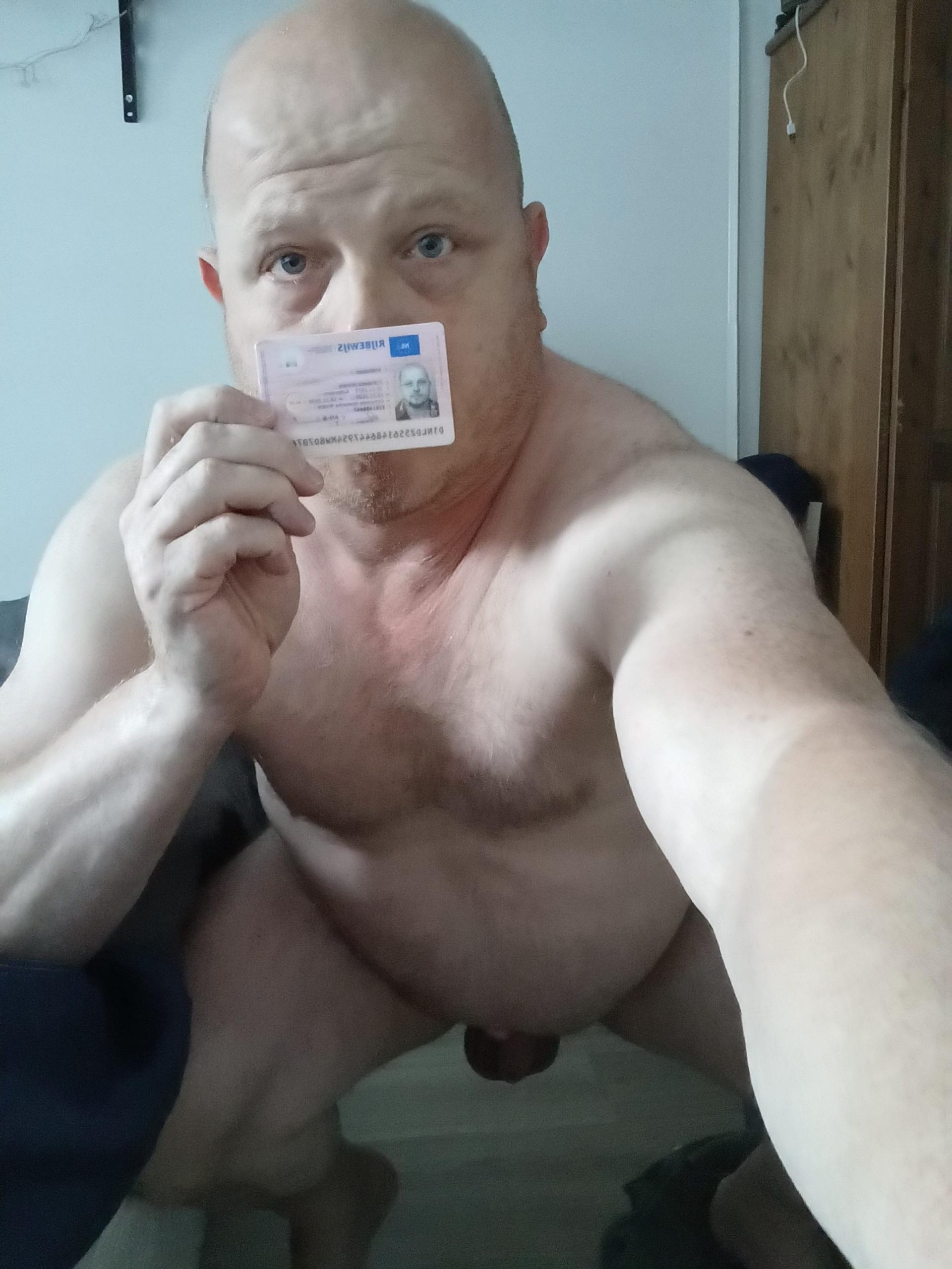 Naked with Driver’s license