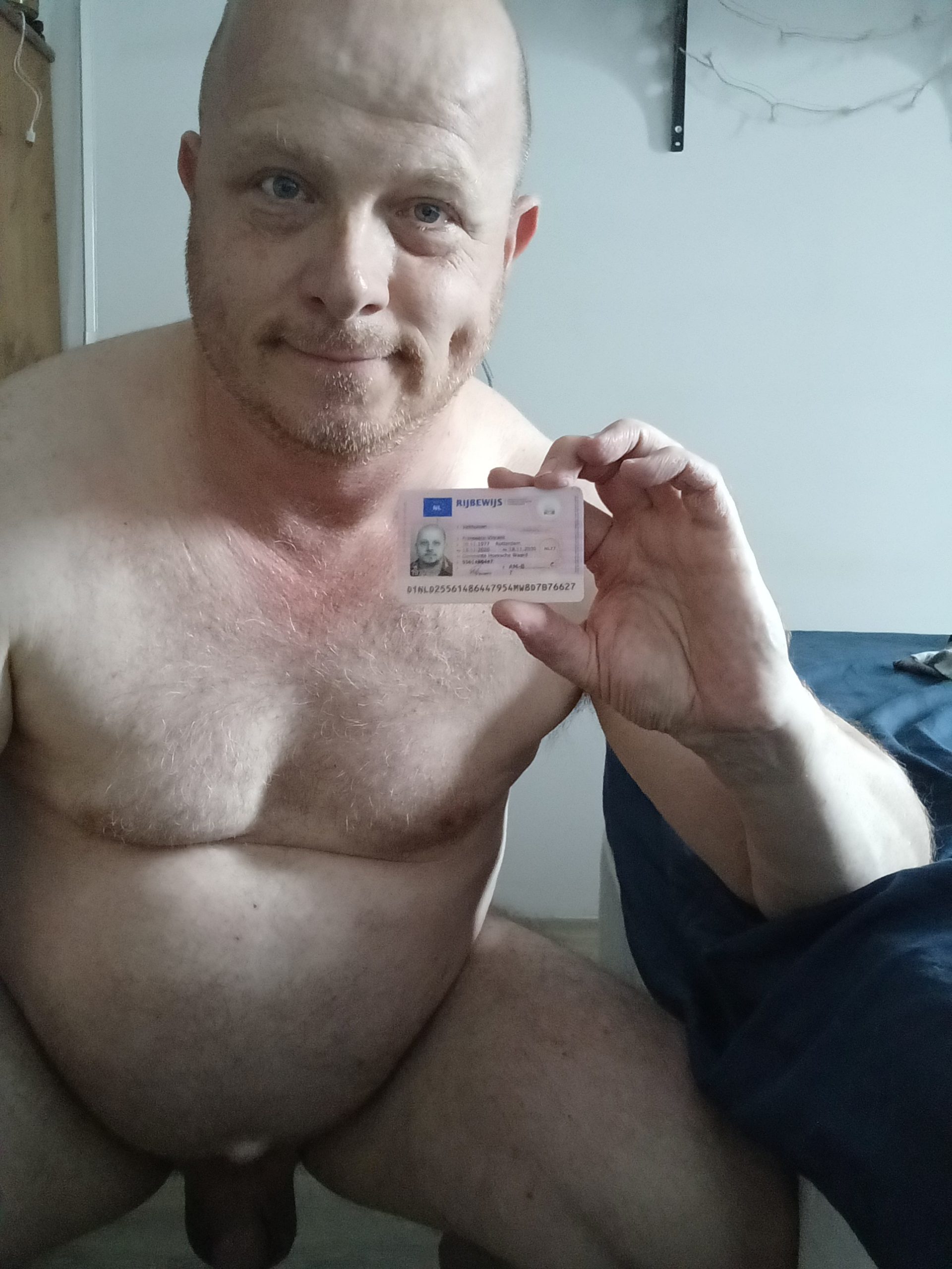 Naked with Driver’s license