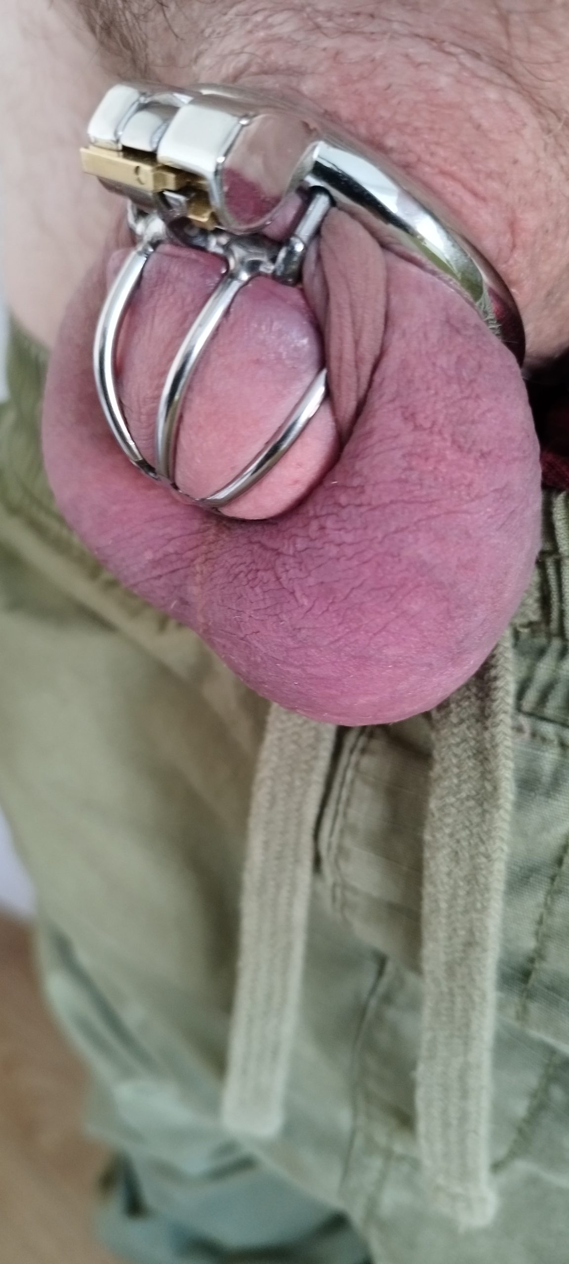 Cage or fufu clip, which looks more ridiculous on this c*nt