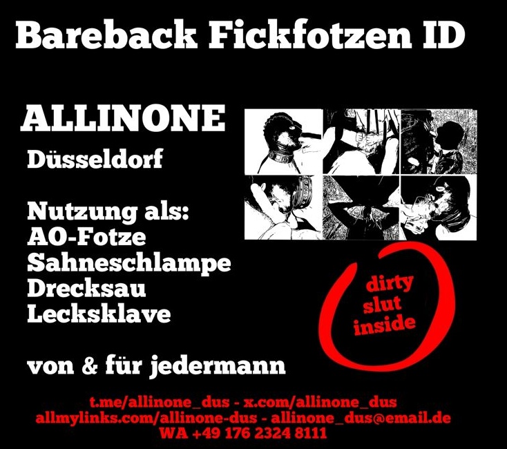 Bareback Arschfotze Allinone aus Düsseldorf