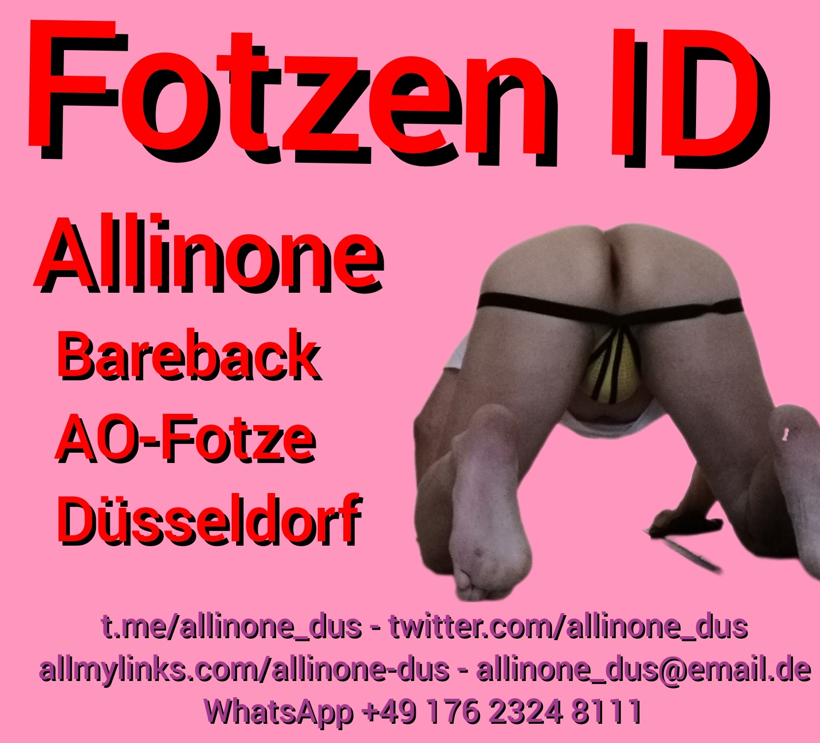 Public sl*t Allinone and it’s Cumdump ID card