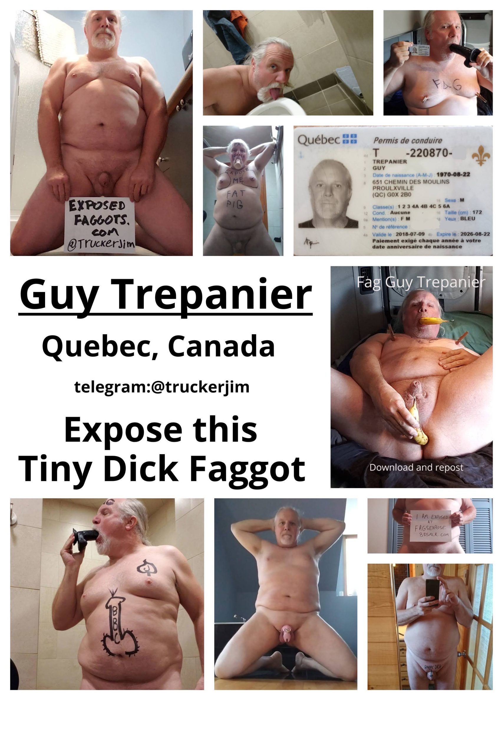 Tiny dick Guy Trépanier