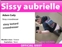 Leotard sissy aubrielle exposed