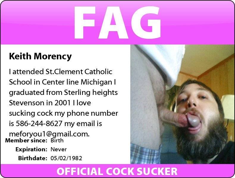 Keith Morency sissy f*g