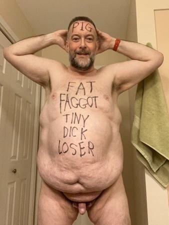 Leathergay: fat f*ggot loser