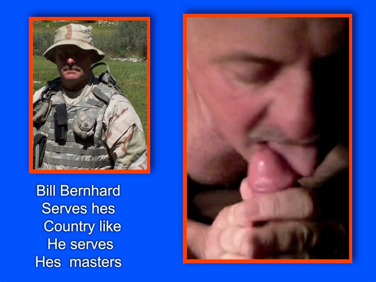 Bill Bernhard Sucking Cock in Houston, Texas