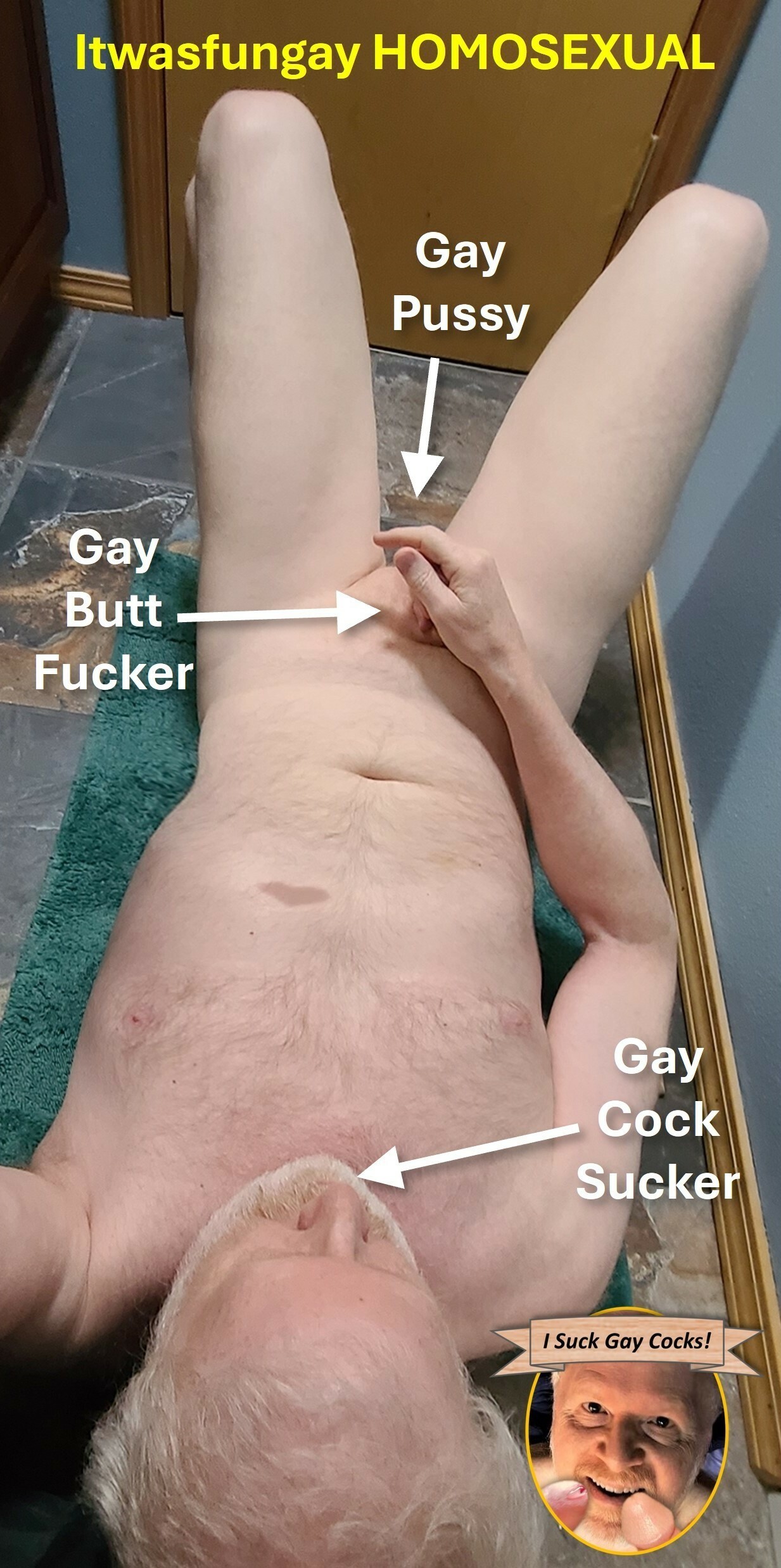 Itwasfungay HOMOSEXUAL.  Fuck me GAY!