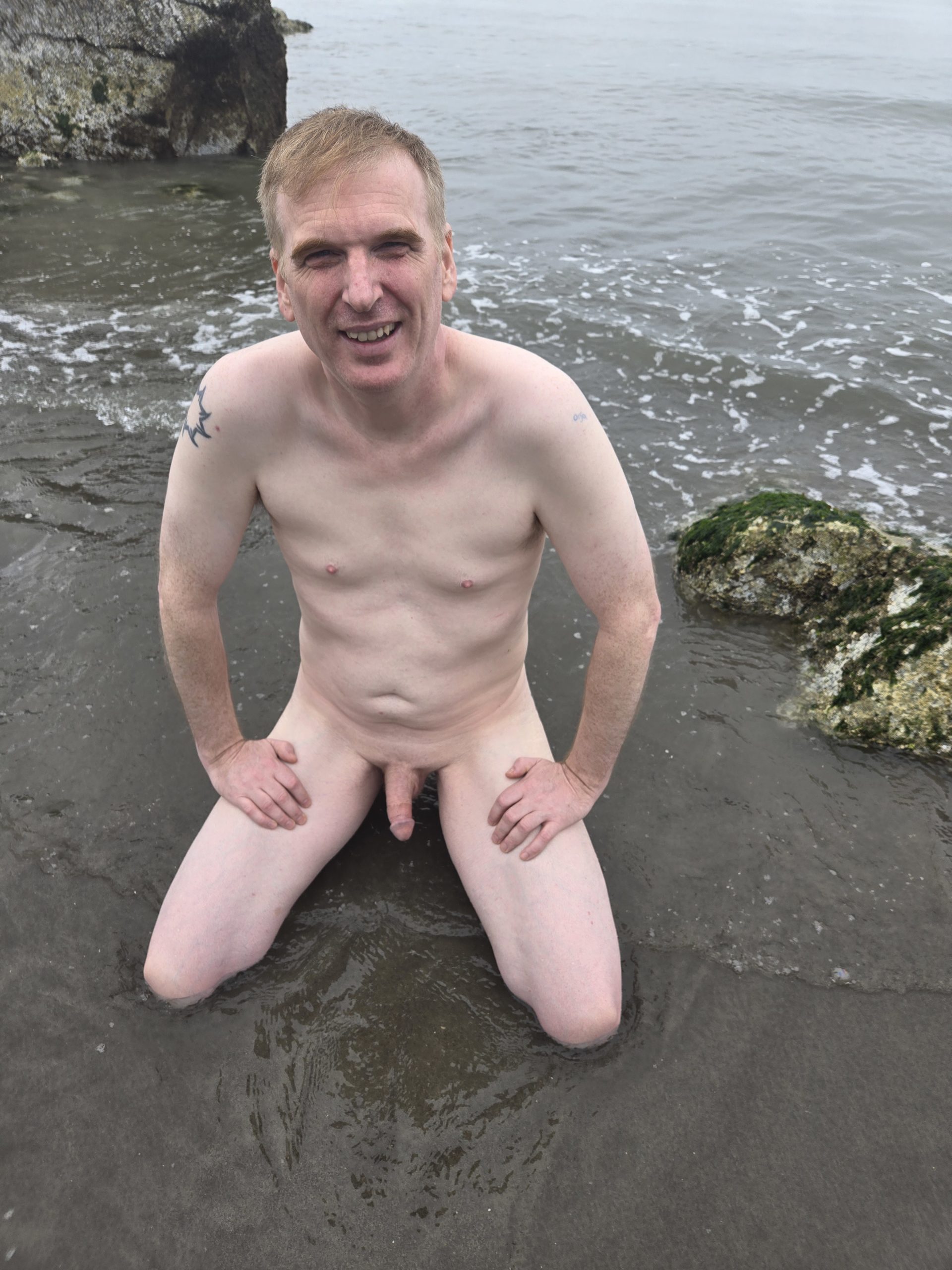 Naked at the beach in Vancouver