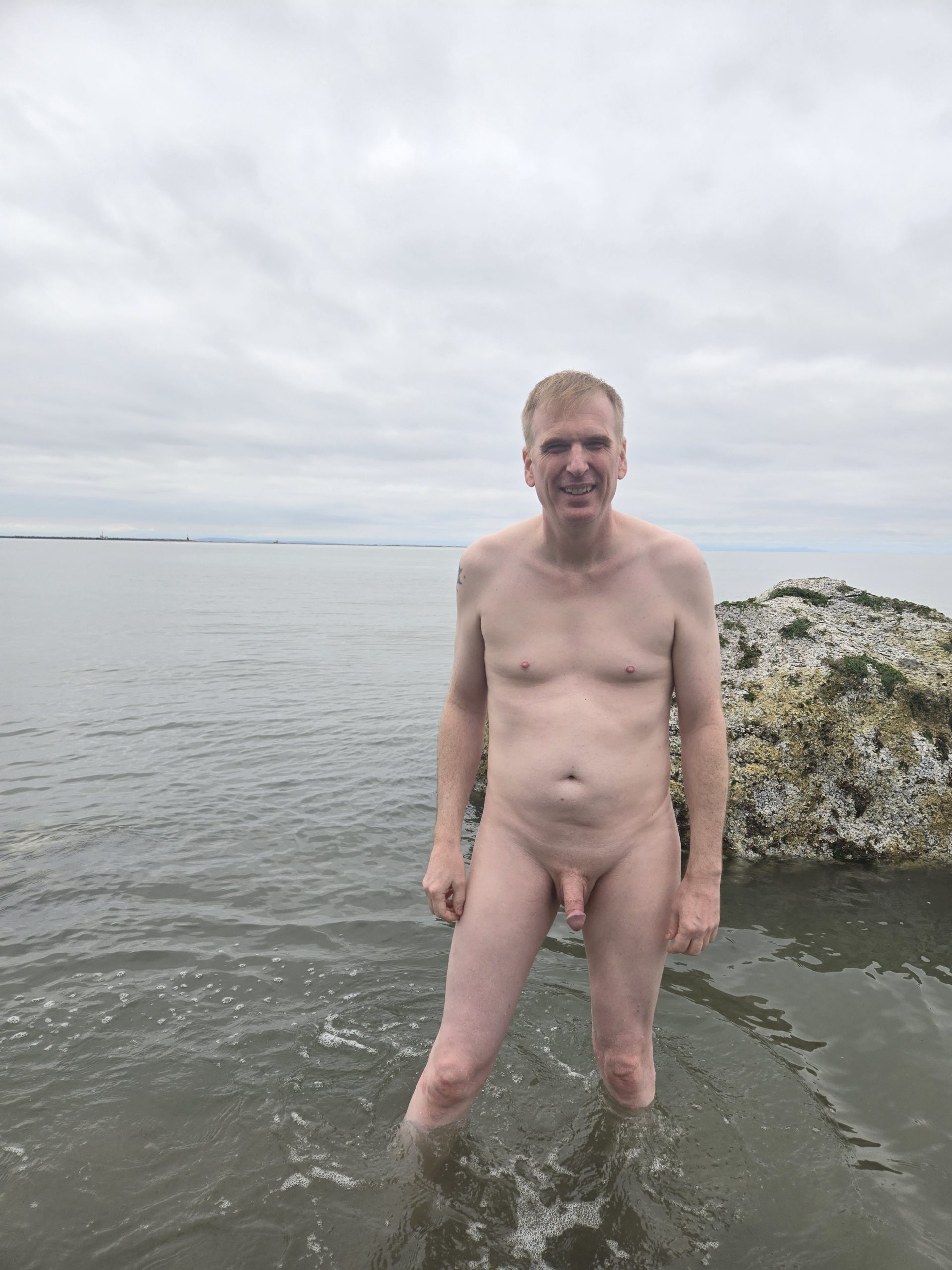 Naked at the beach in Vancouver